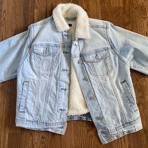 Sherpa Lined Denim Jacket
